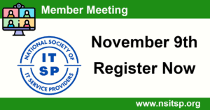 NSITSP All-Member Meeting Nov 9th